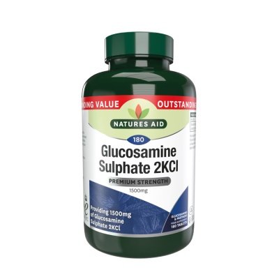 Natures Aid Glucosamine Sulphate 2KCl 1500mg 180 tabs